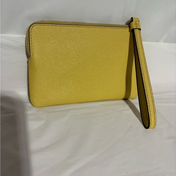 Coach Yellow Wristlet - Picture 3 of 6